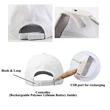 Glowing Optical Fiber LED Baseball Cap Luminous Hip Hop Hat | https://www.bestnamebadges.com
