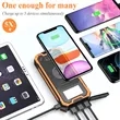 30000mAh Wireless Fast Charging Solar Power Bank | https://www.bestnamebadges.com