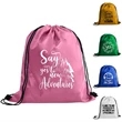 Price Saver Drawstring Backpack-WT-2 | https://www.bestnamebadges.com