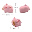 Pink Piggy Stress Reliever Squeeze Toy | https://www.bestnamebadges.com
