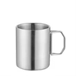 Stainless Steel Folding Handle Camping Cup | https://www.bestnamebadges.com