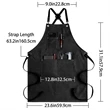 Canvas Cross Back Chef Aprons | https://www.bestnamebadges.com