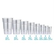 12OZ Reusable Aluminum Cup | https://www.bestnamebadges.com