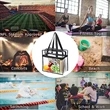 Clear Stadium PVC Transparent Shopping Tote Bag | https://www.bestnamebadges.com