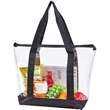 Stadium Approved Clear Tote Bag (19" X 14" X 5.7") | https://www.bestnamebadges.com