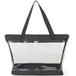 Clear PVC Transparent Shoulder Tote Bag | https://www.bestnamebadges.com