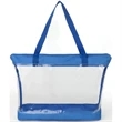 Clear PVC Transparent Shoulder Tote Bag | https://www.bestnamebadges.com