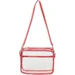 Clear Purse PVC Transparent Crossbody Shoulder Stadium Bag | https://www.bestnamebadges.com