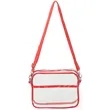 Clear Purse PVC Transparent Crossbody Shoulder Stadium Bag | https://www.bestnamebadges.com