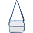 Clear Purse PVC Transparent Crossbody Shoulder Stadium Bag | https://www.bestnamebadges.com