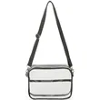 Clear Purse PVC Transparent Crossbody Shoulder Stadium Bag | https://www.bestnamebadges.com