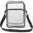 PVC Crossbody Messenger Stadium Clear Bag | https://www.bestnamebadges.com