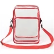 PVC Crossbody Messenger Stadium Clear Bag | https://www.bestnamebadges.com