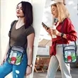 PVC Crossbody Messenger Stadium Clear Bag | https://www.bestnamebadges.com