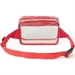 Stadium Approved PVC Transparent Clear Fanny Pack | https://www.bestnamebadges.com