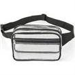 Stadium Approved PVC Transparent Clear Fanny Pack | https://www.bestnamebadges.com