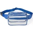 Stadium Approved PVC Transparent Clear Fanny Pack | https://www.bestnamebadges.com