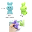 Cute Small Rabbit Stress Reliever Squeeze Toy | https://www.bestnamebadges.com