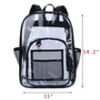Large Capacity Portable PVC Transparent Fashion Backpack | https://www.bestnamebadges.com