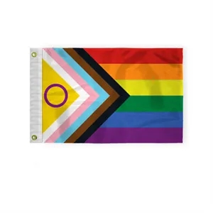 1ply Intersex Progressive Pride Flag | https://www.bestnamebadges.com