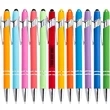 Rubberized Soft Touch Ballpoint Metal Pen | https://www.bestnamebadges.com