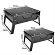 Folding Portable Barbecue Charcoal Grill | https://www.bestnamebadges.com