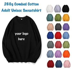 Custom Unisex Adult Cotton Sweatshirt