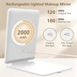 Travel Makeup Mirror with 10X Magnifying Mirror | https://www.bestnamebadges.com