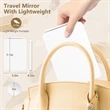 Travel Makeup Mirror with 10X Magnifying Mirror | https://www.bestnamebadges.com