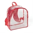 Premium Clear PVC Stadium Approved Backpack | https://www.bestnamebadges.com