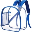 Premium Clear PVC Stadium Approved Backpack | https://www.bestnamebadges.com
