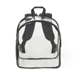 Premium Clear PVC Stadium Approved Backpack | https://www.bestnamebadges.com