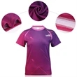 Custom Full Color Sublimated Quick Dry Sports T-Shirt | https://www.bestnamebadges.com