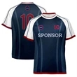 Custom Full Color Sublimated Quick Dry Sports T-Shirt | https://www.bestnamebadges.com