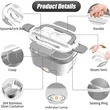 Custom Portable Microwave Food Heater Electric Lunch Box | https://www.bestnamebadges.com