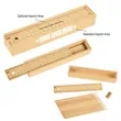12-Piece Colored Pencil Set In Wooden Ruler Box | https://www.bestnamebadges.com
