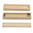 12-Piece Colored Pencil Set In Wooden Ruler Box | https://www.bestnamebadges.com