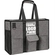 Custom Utility Water Resistant Zipper Tote Bag | https://www.bestnamebadges.com