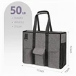 Custom Utility Water Resistant Zipper Tote Bag | https://www.bestnamebadges.com