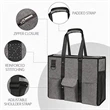 Custom Utility Water Resistant Zipper Tote Bag | https://www.bestnamebadges.com
