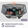 Custom Utility Water Resistant Zipper Tote Bag | https://www.bestnamebadges.com