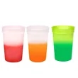 Custom Reusable BPA FREE Color Changing Stadium Cup | https://www.bestnamebadges.com