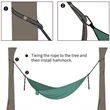 Custom Single or Double Portable Outdoor Camping Hammock | https://www.bestnamebadges.com