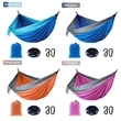 Custom Single or Double Portable Outdoor Camping Hammock | https://www.bestnamebadges.com