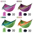 Custom Single or Double Portable Outdoor Camping Hammock | https://www.bestnamebadges.com