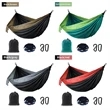Custom Single or Double Portable Outdoor Camping Hammock | https://www.bestnamebadges.com