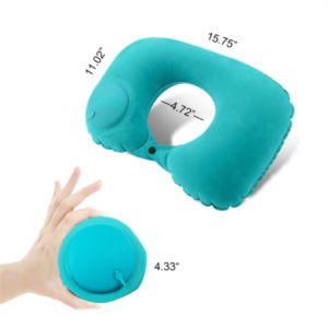 Self-Inflatable U-shaped Neck Pillow