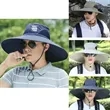Waterproof Wide Brim Bucket Hat | https://www.bestnamebadges.com
