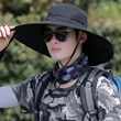 Waterproof Wide Brim Bucket Hat | https://www.bestnamebadges.com