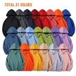 Custom Unisex 260g Cotton Hoodies | https://www.bestnamebadges.com